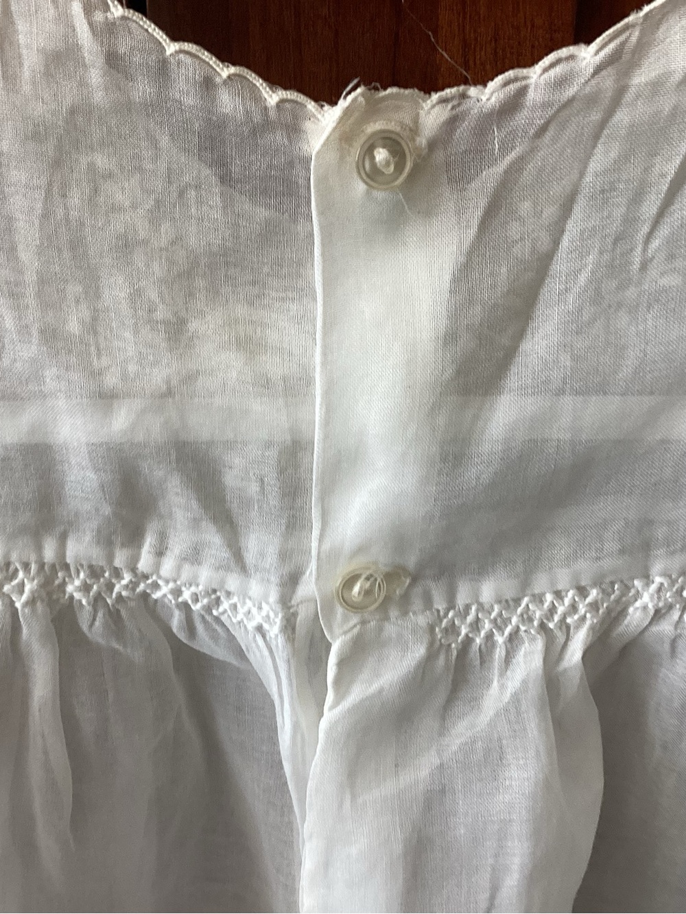 Vtg. Hand made infant gown from the Heritage brand HIGHLY COLLECTIBLE - Picture 8 of 10